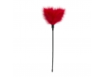 Стек-щекоталка Feather Tickler с красными перьями - 44 см. #154744