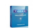 Презервативы Torex "Продлевающие" с пролонгирующим эффектом - 3 шт. #157629