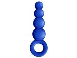 Синяя анальная пробка Chrystalino Tickler - 12 см. #158527