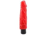 Красный реалистичный вибратор Hot Storm Devilish X1 - 23,4 см. #178654