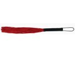 Красная плеть-флогер с черной ручкой - 50 см. #179386