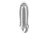 Прозрачная насадка на пенис закрытого типа N 36 Stretchy Thick Penis Extension - 15,2 см. #183341