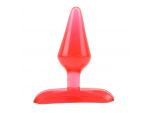 Красная анальная пробка Gum Drops Plug - 6,6 см. #185745