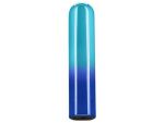 Голубой гладкий мини-вибромассажер Glam Vibe - 9 см. #186253