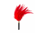 Красный перьевой тиклер Plume - 23 см. #187134
