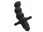 Черный анальный вибростимулятор N 53 Anal Finger Stimulator - 16,5 см. #187163