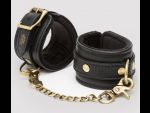 Черные наручники Bound to You Faux Leather Wrist Cuffs #187345