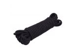 Хлопковая черная верёвка для любовных игр Mini Silk Rope - 10 м. #190256