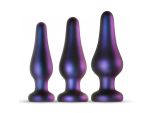 Набор из 3 фиолетовых анальных пробок Comets Butt Plug Set #190699