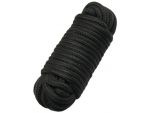 Черная верёвка для бондажа и декоративной вязки - 10 м. #192079