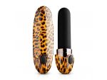 Леопардовый вибромассажер-помада Asha Lipstick Vibrator - 10 см. #194932