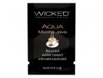Лубрикант со вкусом кофе мокко Wicked Aqua Mocha Java - 3 мл. #195211