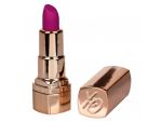 Золотистый вибратор-помада с пурпурным мягким кончиком Hide & Play Rechargeable Lipstick #195333