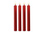 Набор из 4 красных восковых свечей Teasing Wax Candles Large #196004