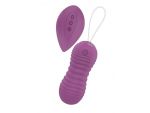 Фиолетовые вагинальные виброшарики Era с пультом ДУ #199943