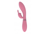 Розовый вибратор-кролик Indeep Theona - 21,5 см. #199994