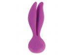 Фиолетовый вибростимулятор Bunii Rabbit - 14 см. #20211