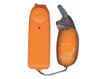 Оранжевый виброзайчик FUNKY BUNNY VIBRETTE - 8 см. #20457