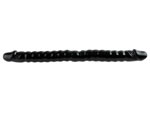 Черный двухголовый фаллоимитатор Basix Rubber Works 18" - 45 см. #21164