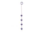 Фиолетовые анальные шарики Crystalline Beads Large #21635