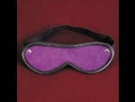 Фиолетовая кожаная маска на глаза #24283