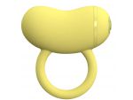Желтое виброкольцо на пенис ENZO COUPLES RING #24980