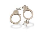 Металлические наручники с ключиками в комплекте #27141