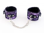 Пурпурные кружевные наручники #27328