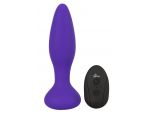Фиолетовая анальная вибропробка RC Butt Plug - 14,5 см. #202555