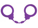 Фиолетовые силиконовые наручники Suppression #202655