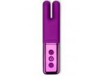 Фиолетовый двухмоторный мини-вибратор Le Wand Deux #203028