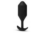 Черная вибропробка для ношения Vibrating Snug Plug 5 - 16,5 см. #203264
