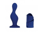 Мужской набор в синем цвете In s & Out s: вибромастурбатор и анальный плаг #220343