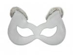 Только что продано Белая маска из натуральной кожи с мехом на ушках от компании БДСМ Арсенал за 959.00 рублей