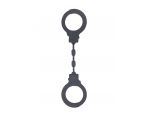 Темно-серые силиконовые наручники #220441