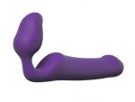 Фиолетовый безремневой страпон Queens L #225295