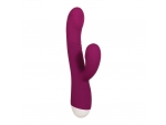Фиолетовый вибратор-кролик Double Tap - 22,2 см. #225320