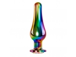 Радужная металлическая пробка Rainbow Metal Plug Large - 12,9 см. #225336