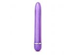 Фиолетовый тонкий классический вибратор Slimline Vibe - 17,8 см. #225462
