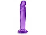 Фиолетовый анальный фаллоимитатор Sweet N Small 6 Inch Dildo With Suction Cup - 16,5 см. #225482