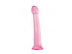 Розовый нереалистичный фаллоимитатор Jelly Dildo XL - 22 см. #248971
