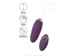 Фиолетовое виброяйцо с имитацией фрикций Bumpy #255423