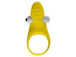 Желтое эрекционное виброкольцо Banana Ring #264013