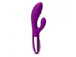 Фиолетовый вибромассажер-кролик Blend - 20,2 см. #279800