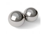 Серебристые вагинальные шарики Stainless Steel Kegel Balls #281336