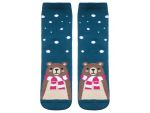 Махровые женские носки "Лапландия" с мишками #283115