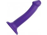 Фиолетовый фаллоимитатор-насадка Strap-On-Me Dildo Dual Density size M - 18 см. #298033