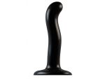 Черный фаллоимитатор-насадка Strap-On-Me P&G spot Dildo size S - 16,4 см. #298035