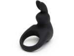 Черное эрекционное виброкольцо Happy Rabbit Rechargeable Rabbit Cock Ring #299979