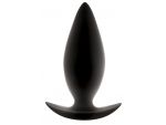 Чёрная анальная пробка для ношения Renegade Spades Medium - 10,1 см. #31077